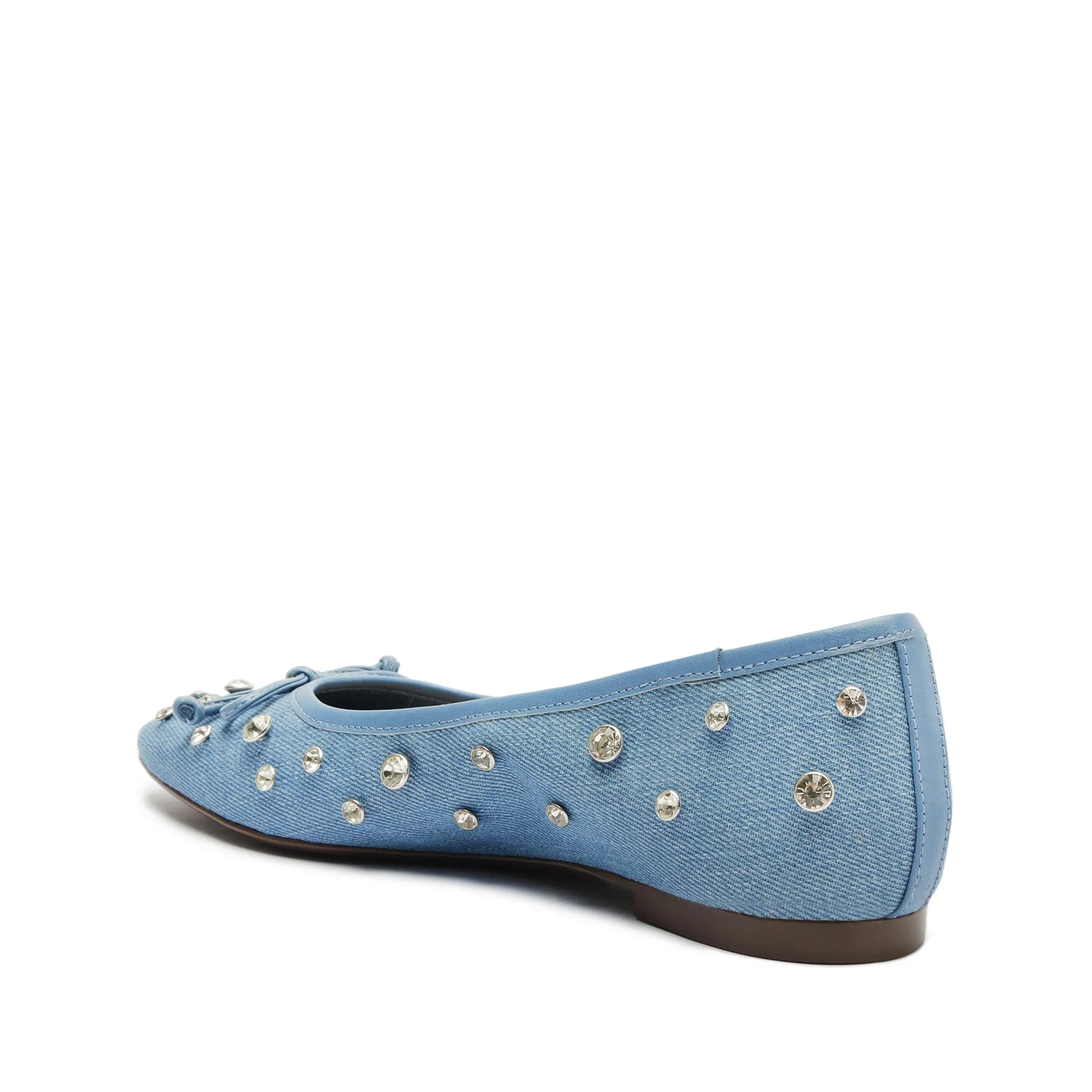 Arissa Shine Denim Flat