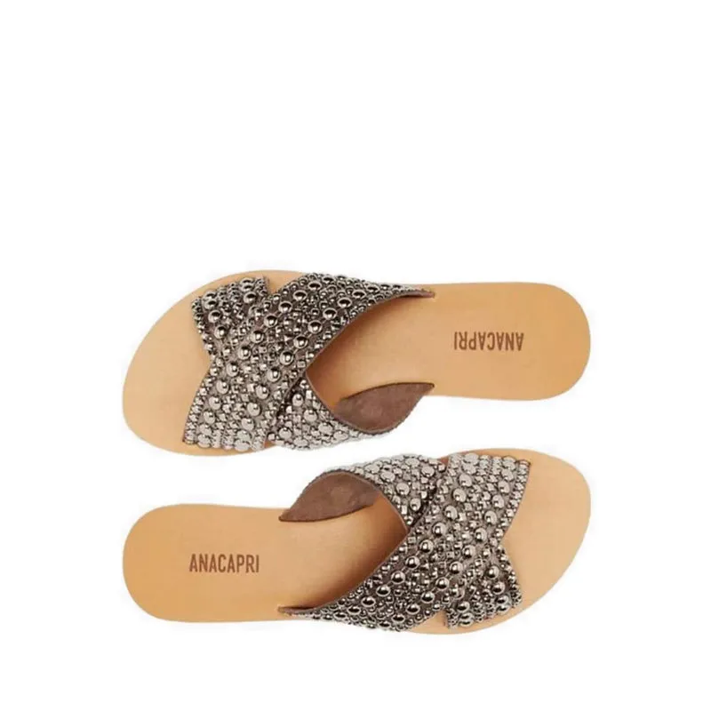 C3001400590001 Flats Sandal- Grey