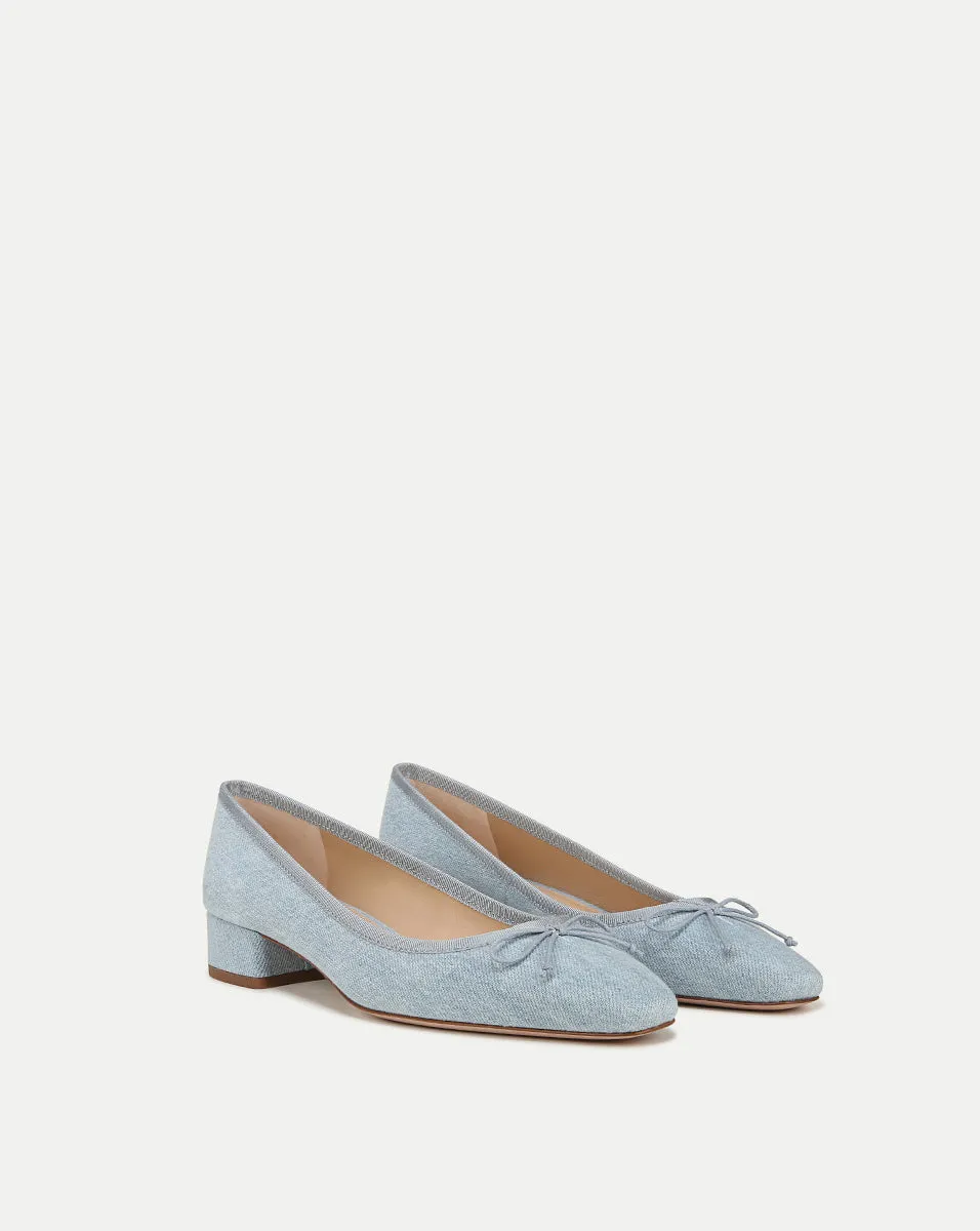 Cecile Denim Ballet Pump