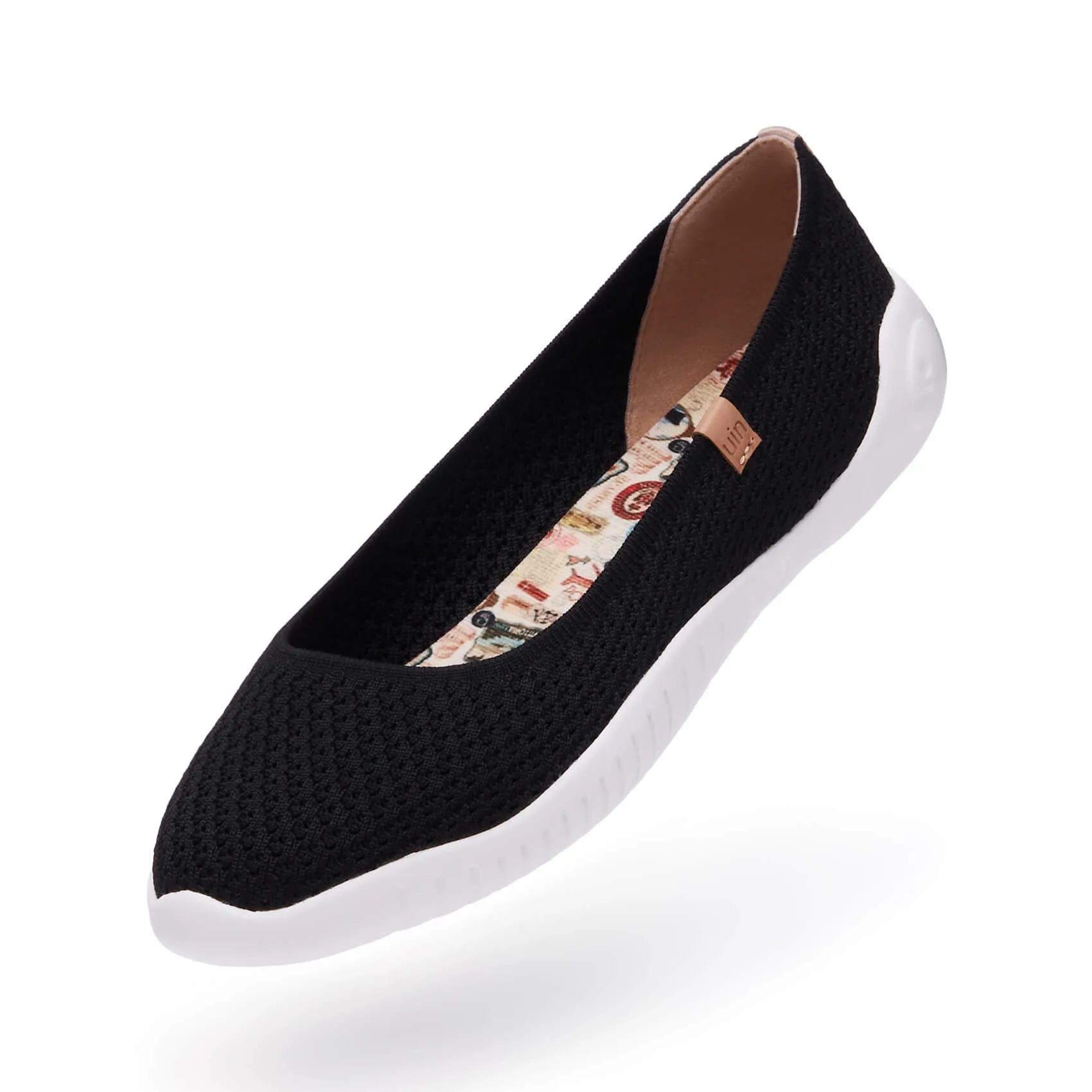 Charcoal Black Knitted Minorca III Women