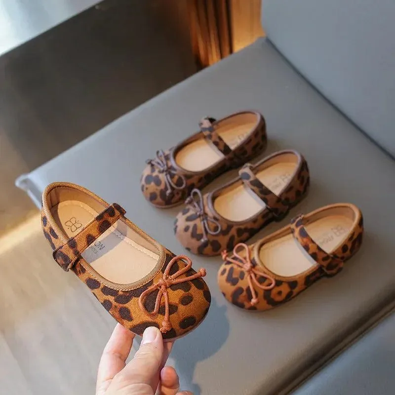 Children's Casual Shoes - Soft Leather Flats for Girls - TSS285