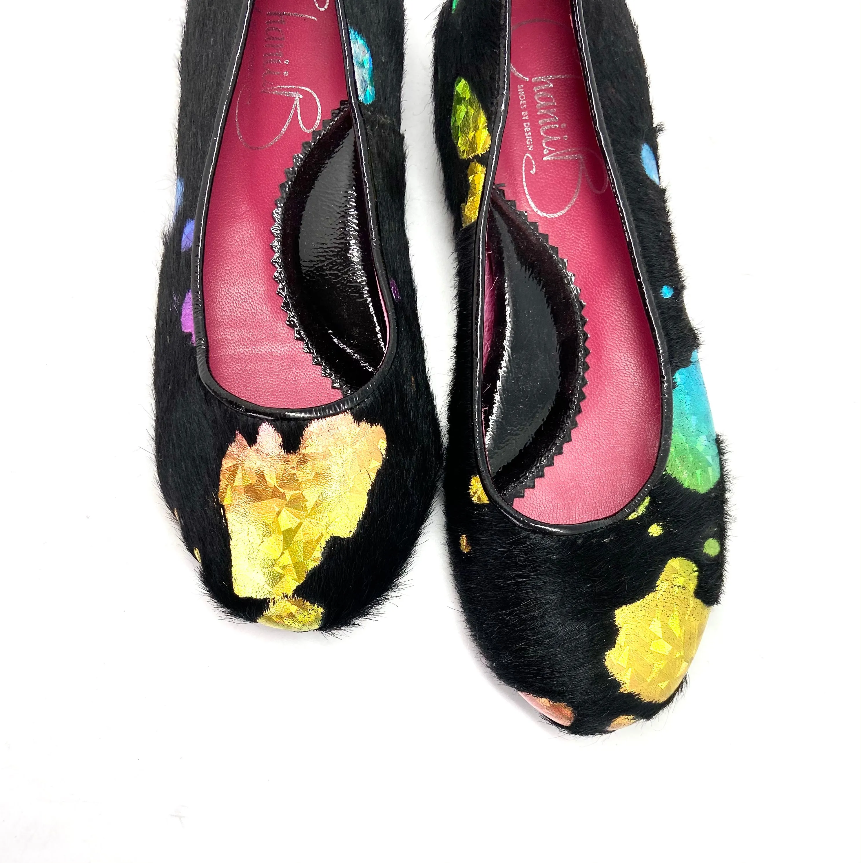 Coquette - Black Rainbow Unicorn ballerina- last pair 37!