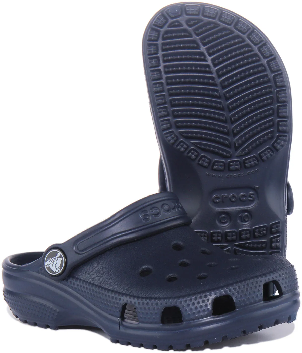 Crocs Classic Kids In Navy For Infants