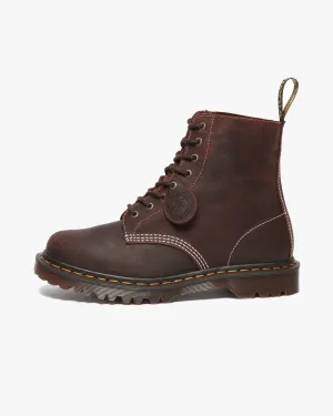 Dr Martens Made In England 1460 Pascal Boots - Rustic Brown Wax Commander