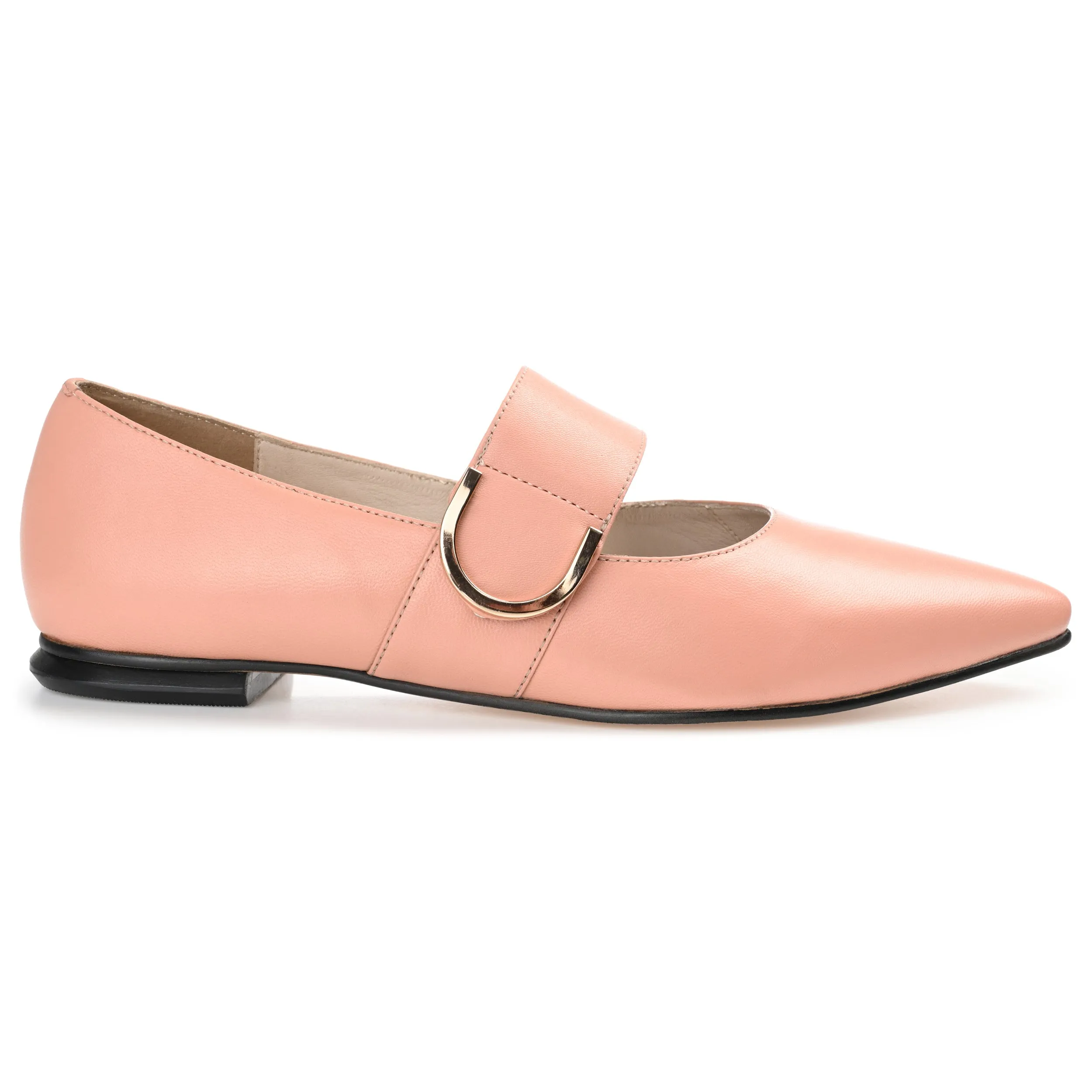 EMERENCE MARY JANE FLAT IN LEATHER