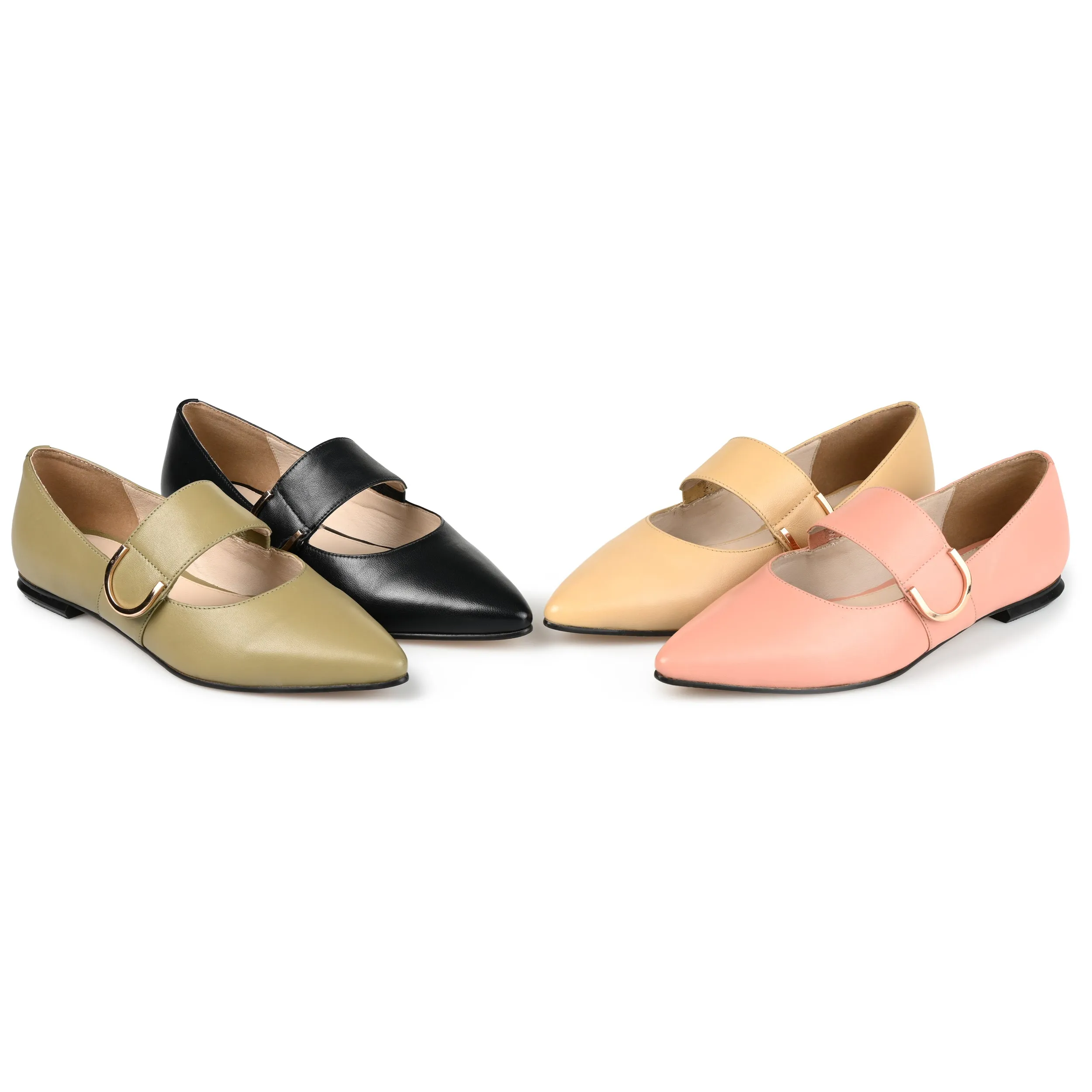 EMERENCE MARY JANE FLAT IN LEATHER