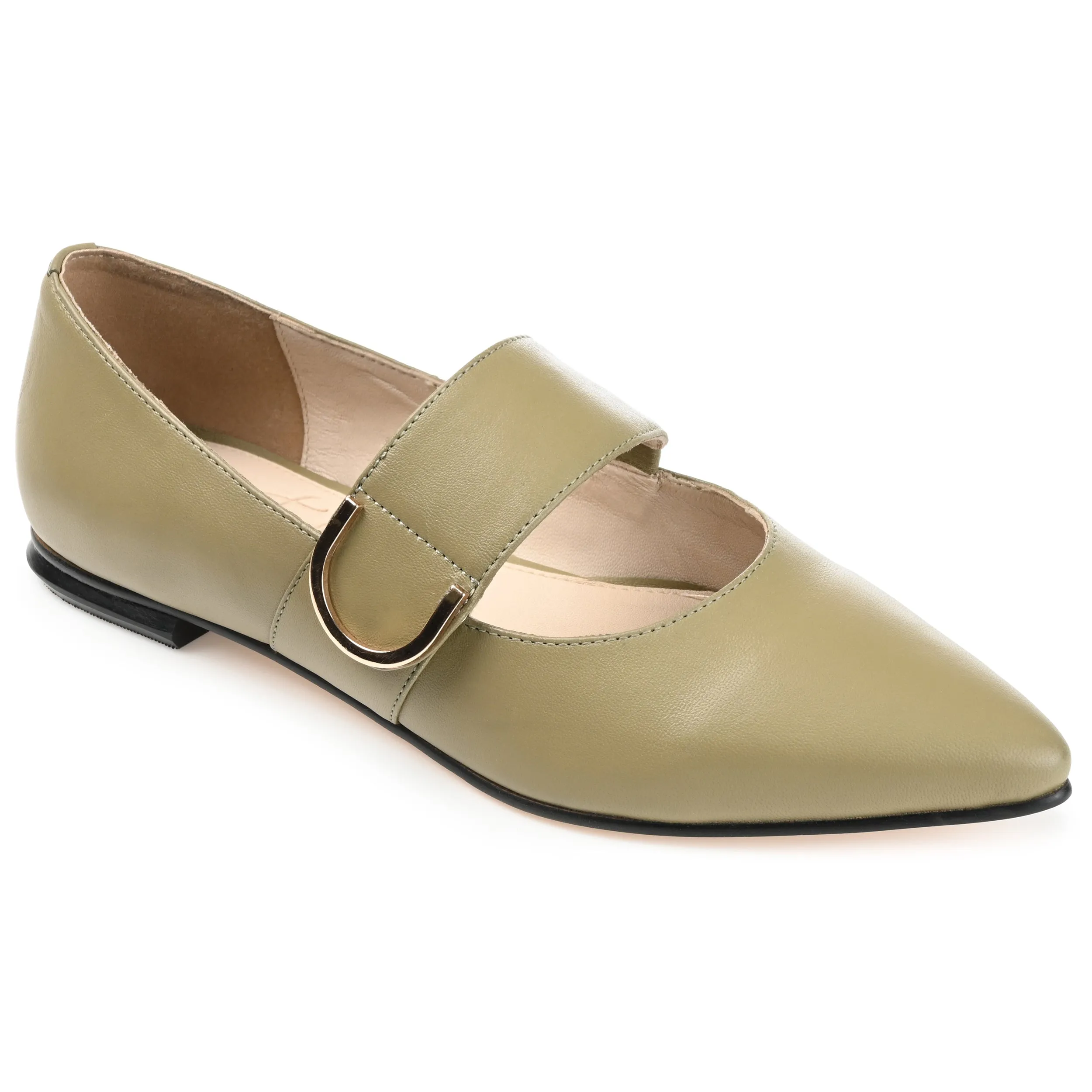 EMERENCE MARY JANE FLAT IN LEATHER