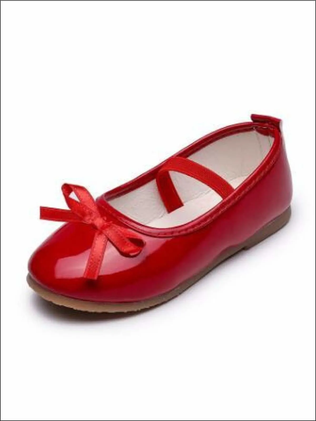 Girls Ballerina Flats with Bow By Liv and Mia