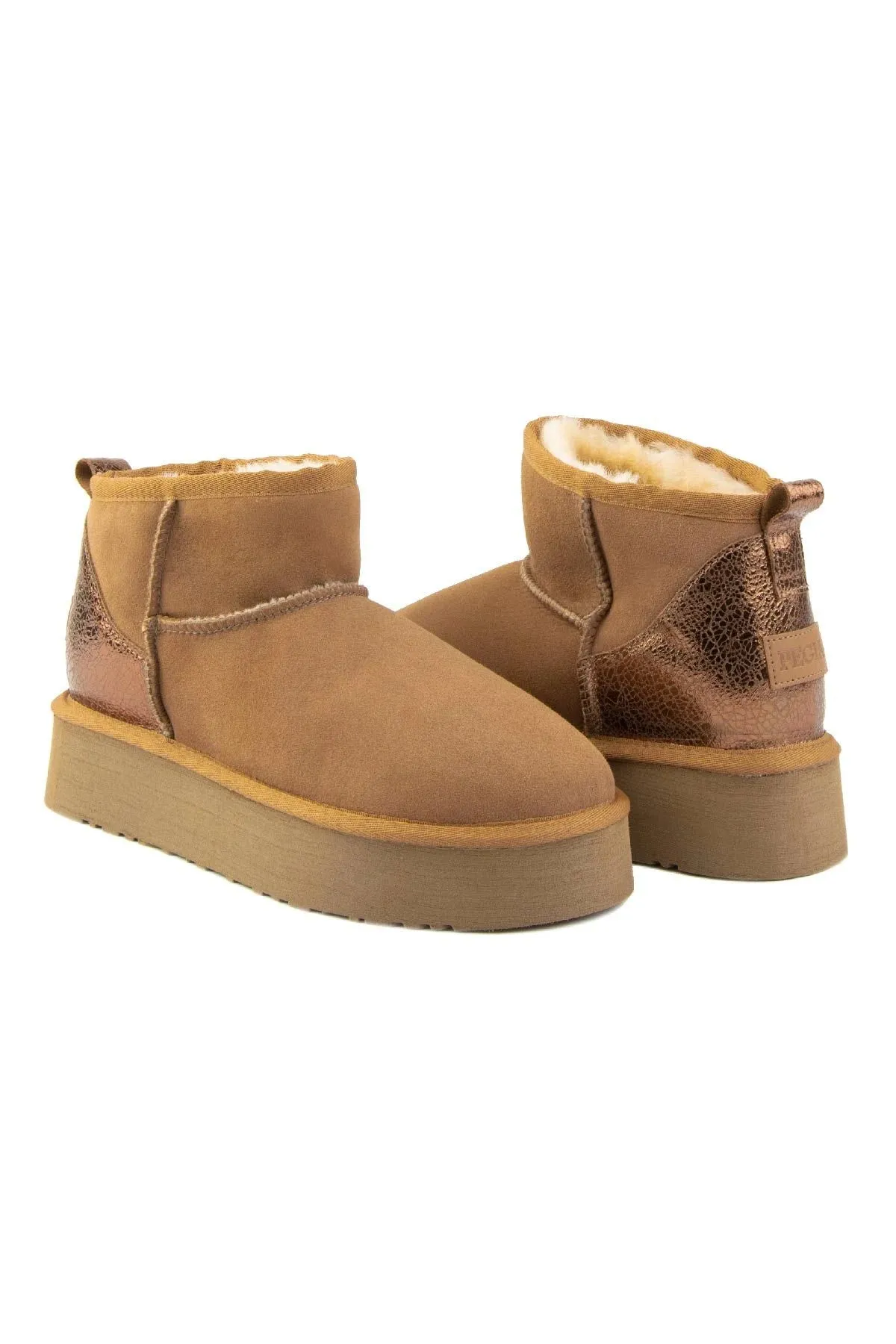 High Sole Ugg Boots 191301 Tan