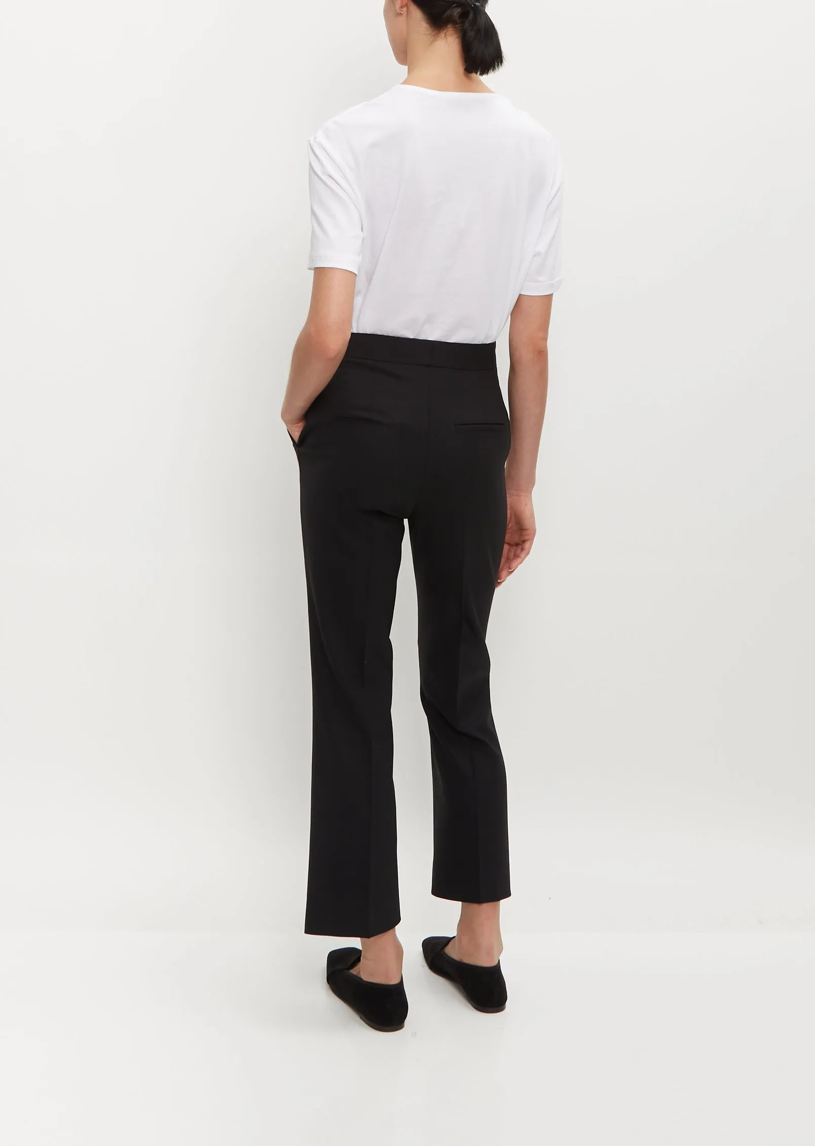 High Waisted Crop Trouser