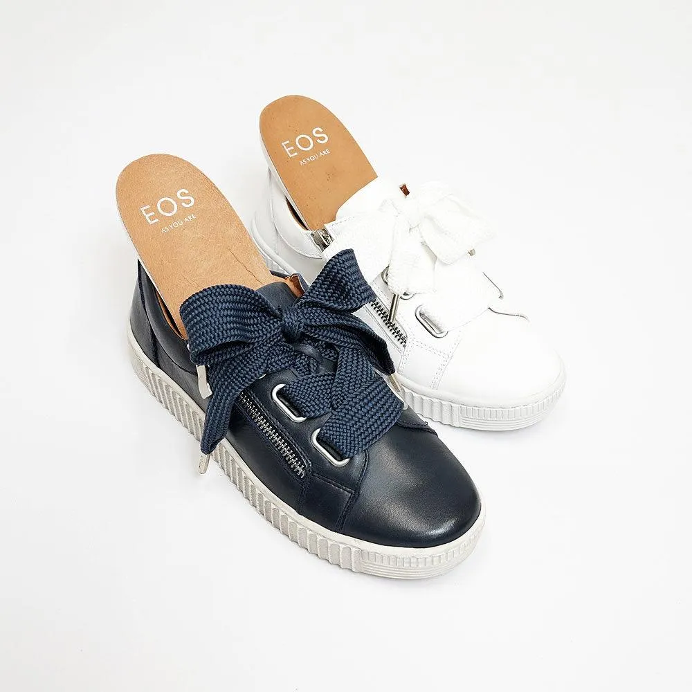 Jovi Navy Leather Sneakers