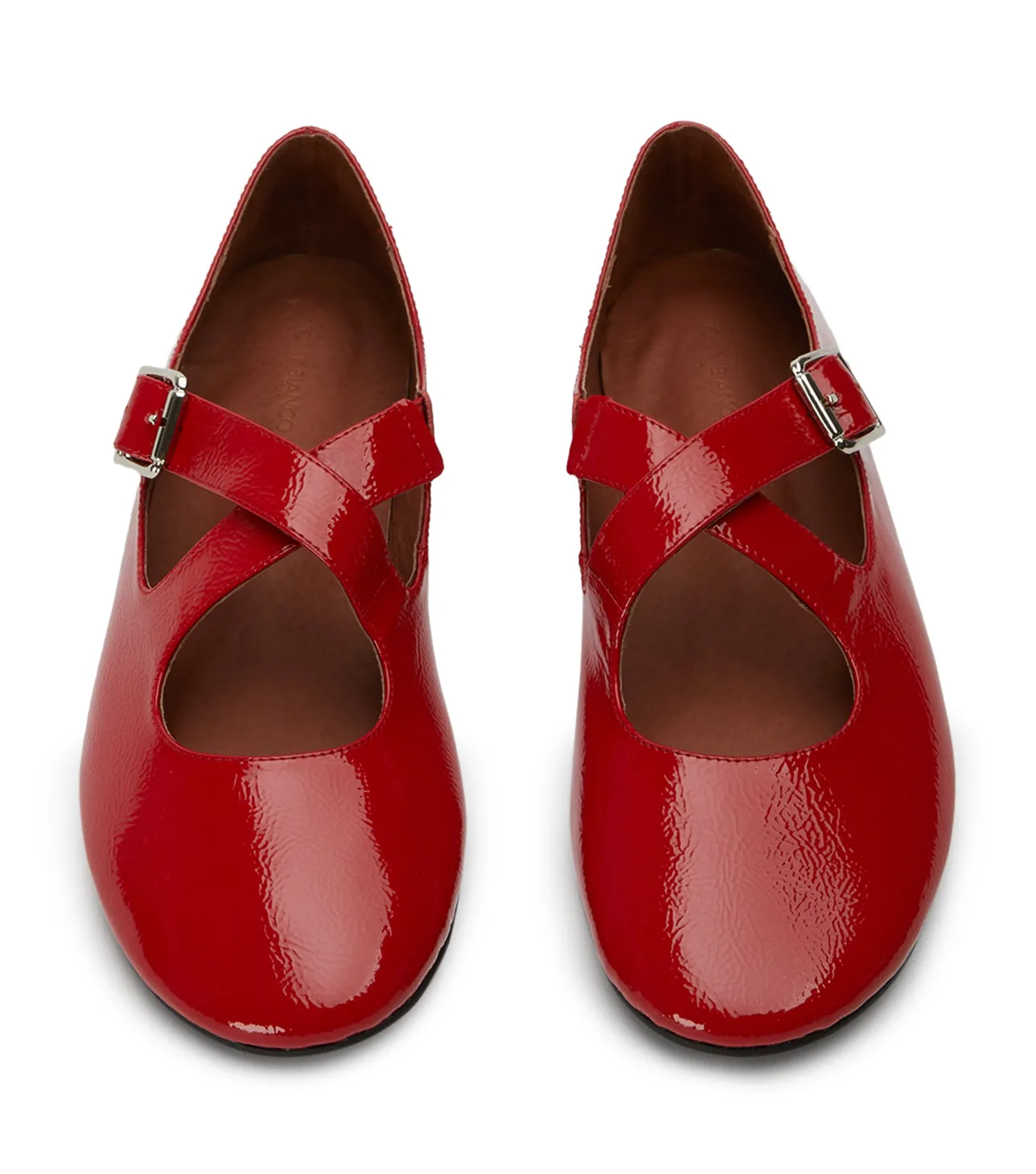 Matilda Red Nappa Patent