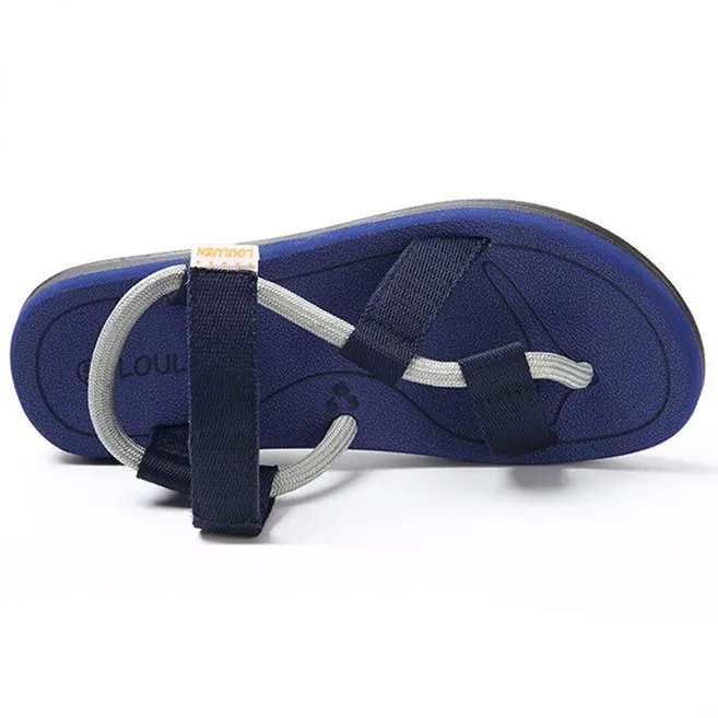 Men strap summer beach water flip flops