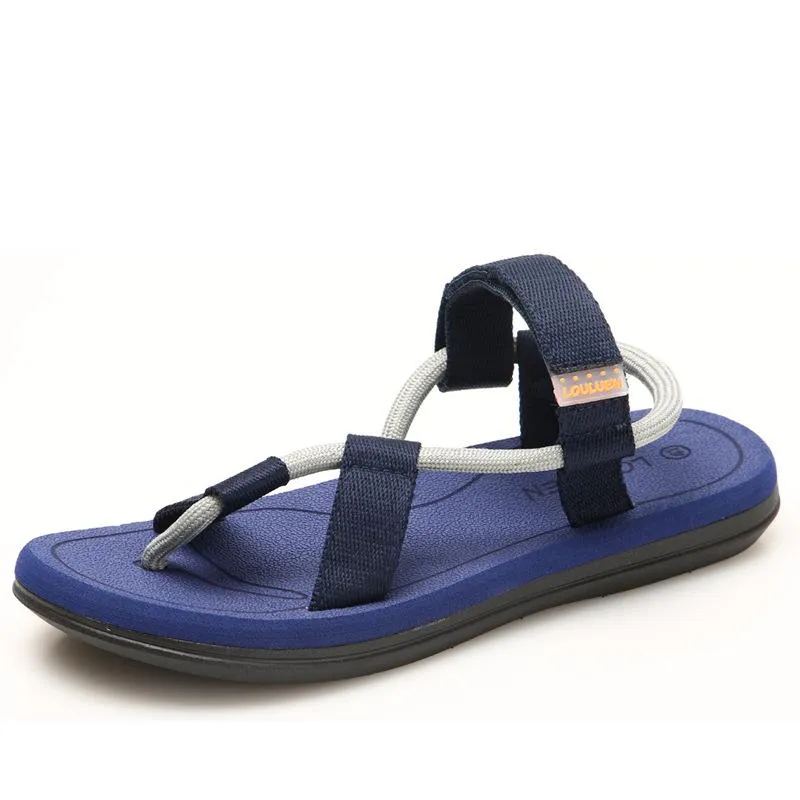 Men strap summer beach water flip flops