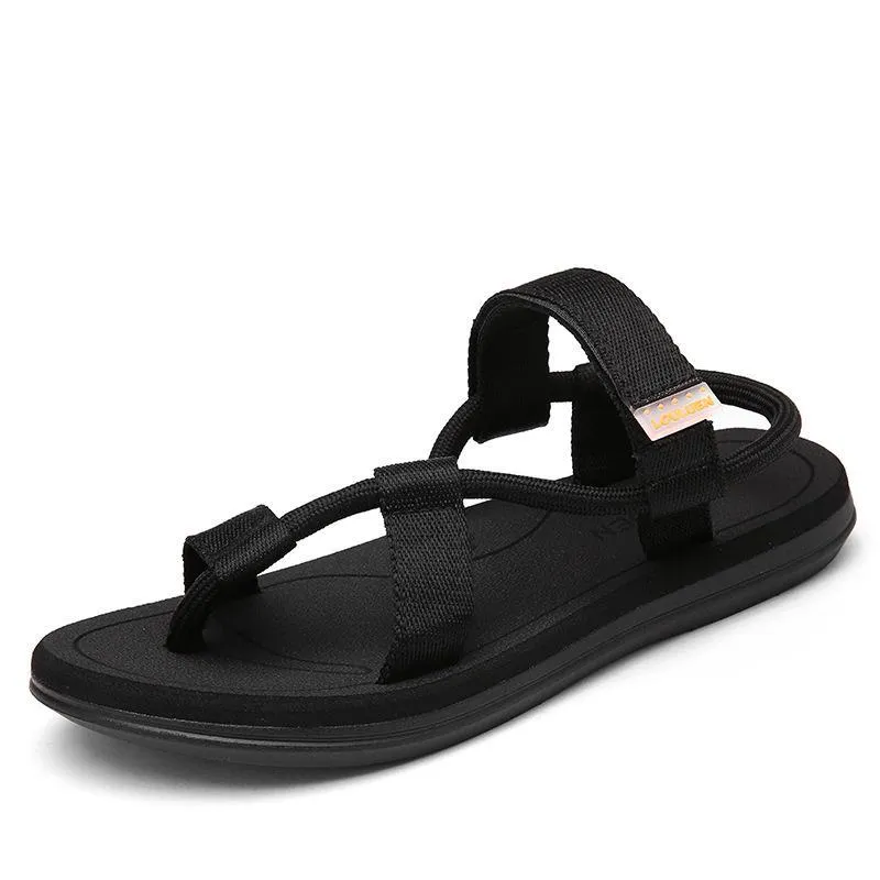 Men strap summer beach water flip flops