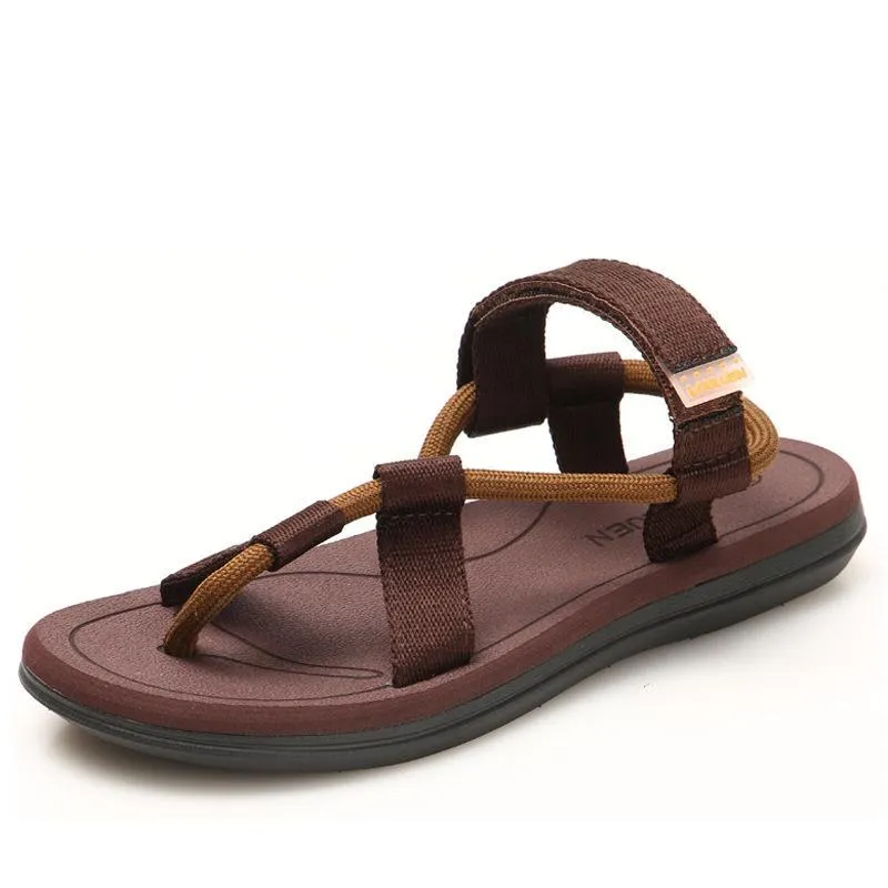 Men strap summer beach water flip flops