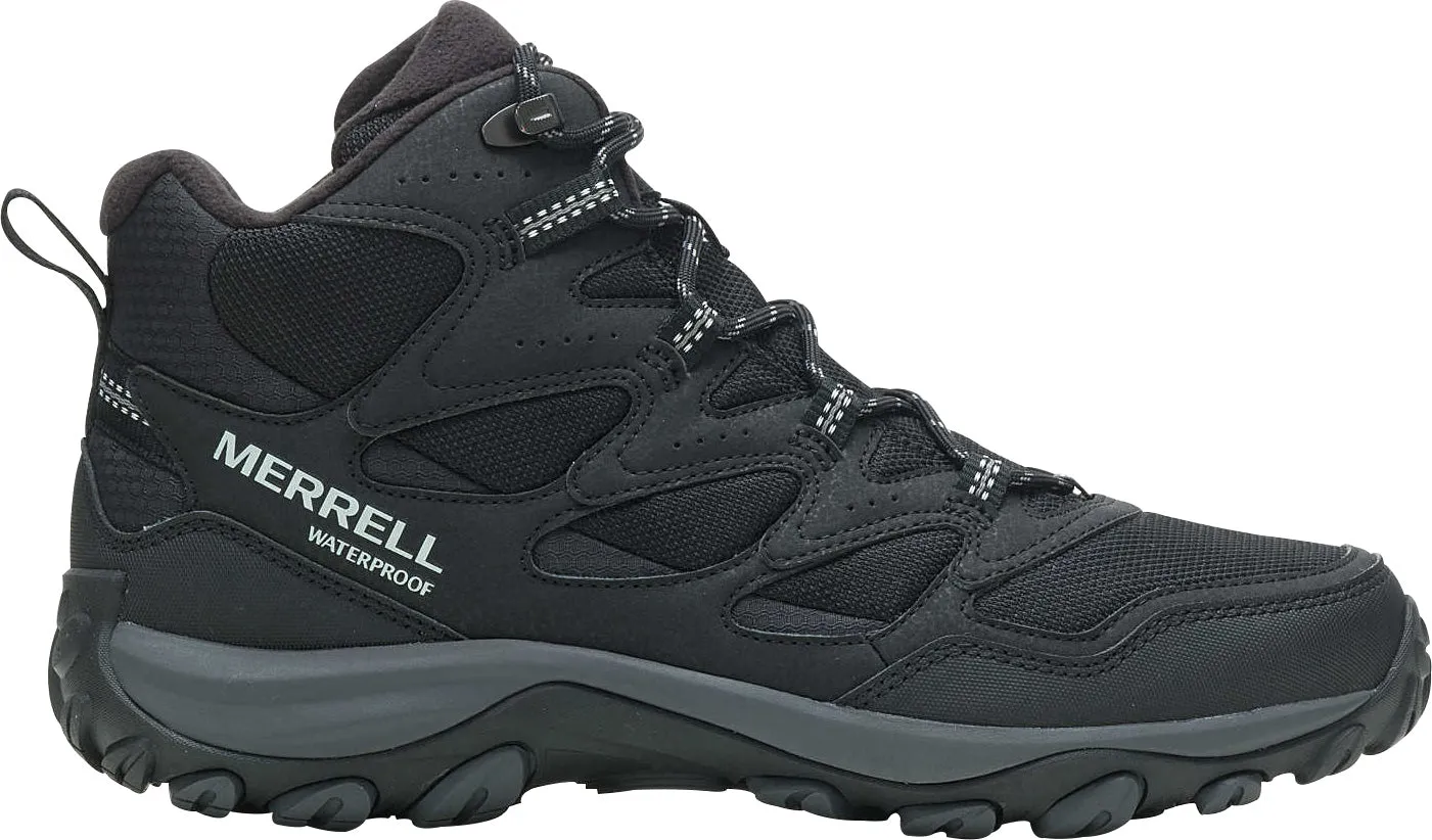 Merrell West Rim Sport Thermo Mid Waterproof Mens Walking Boots - Black