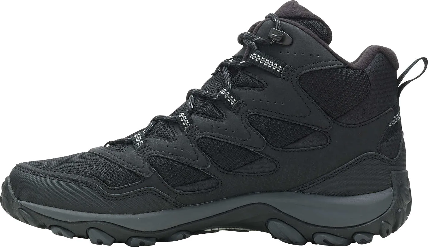 Merrell West Rim Sport Thermo Mid Waterproof Mens Walking Boots - Black