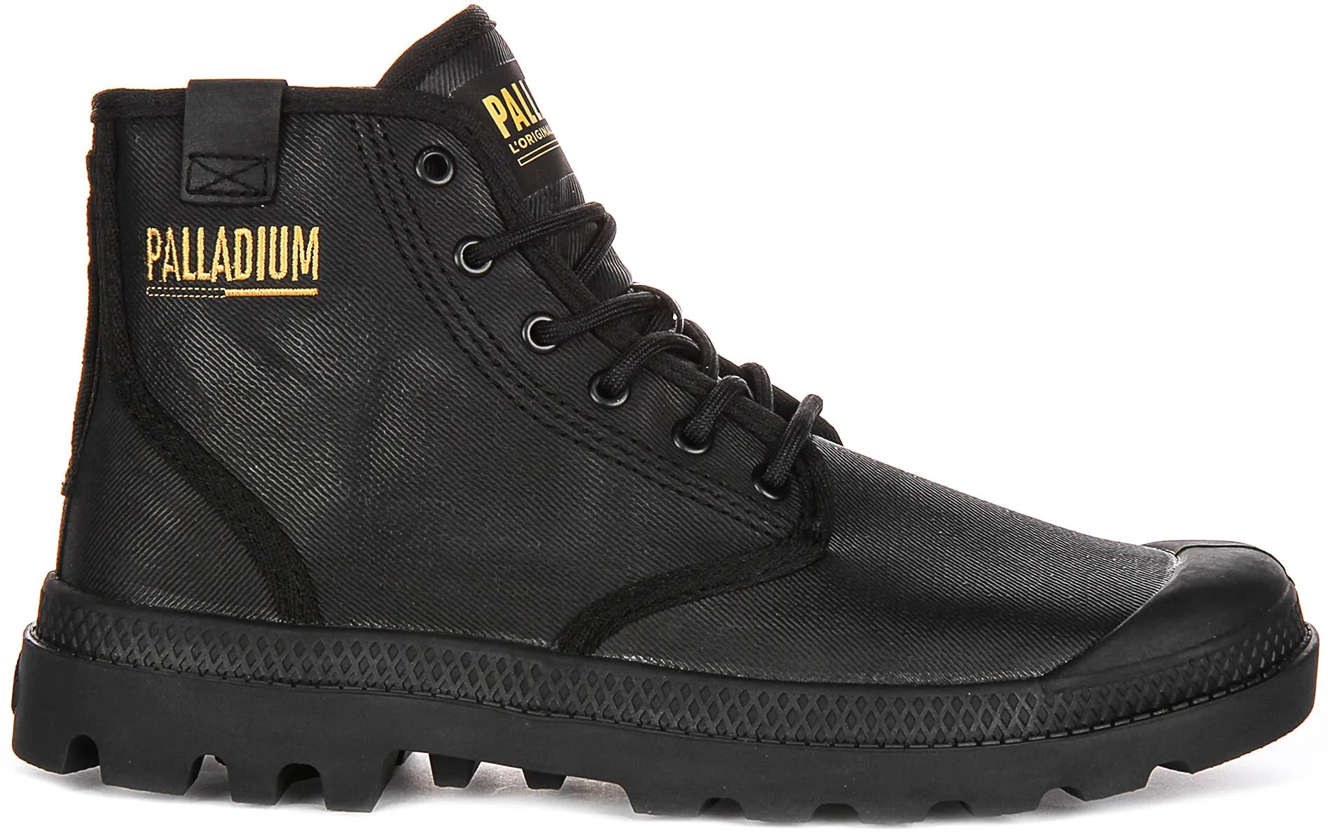 Palladium Pampa Hi Coated In Black