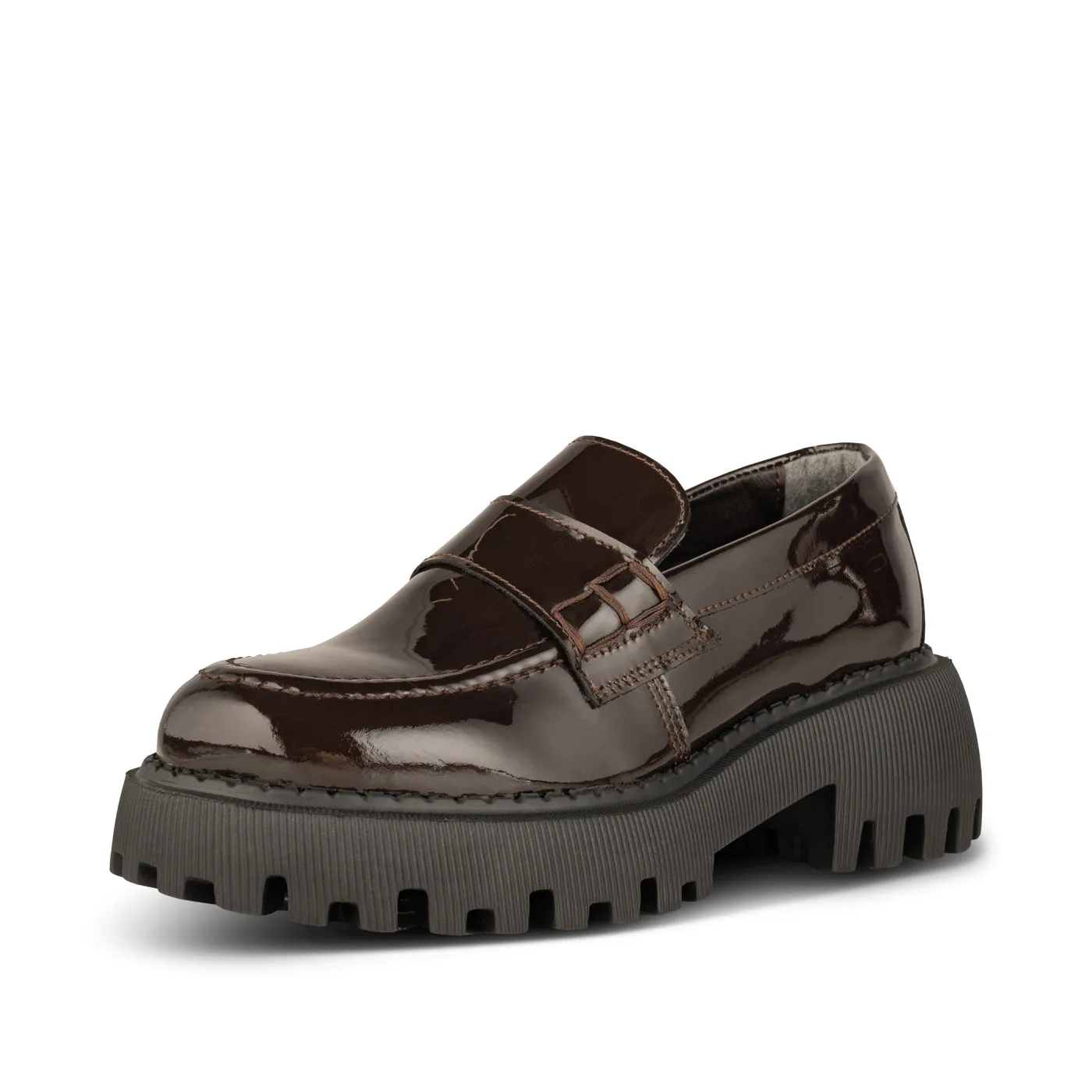 Posey Patent - Dark Brown