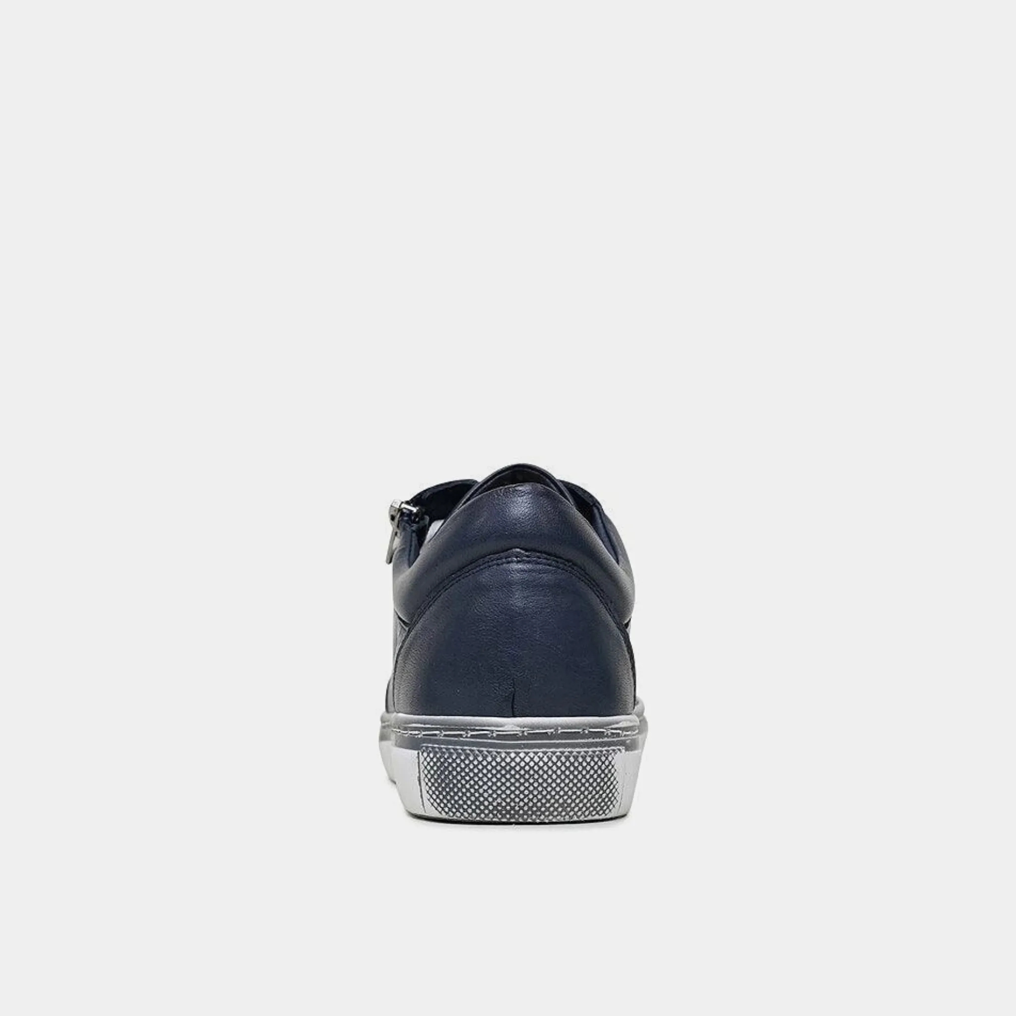 Ronnie Navy Leather Sneakers