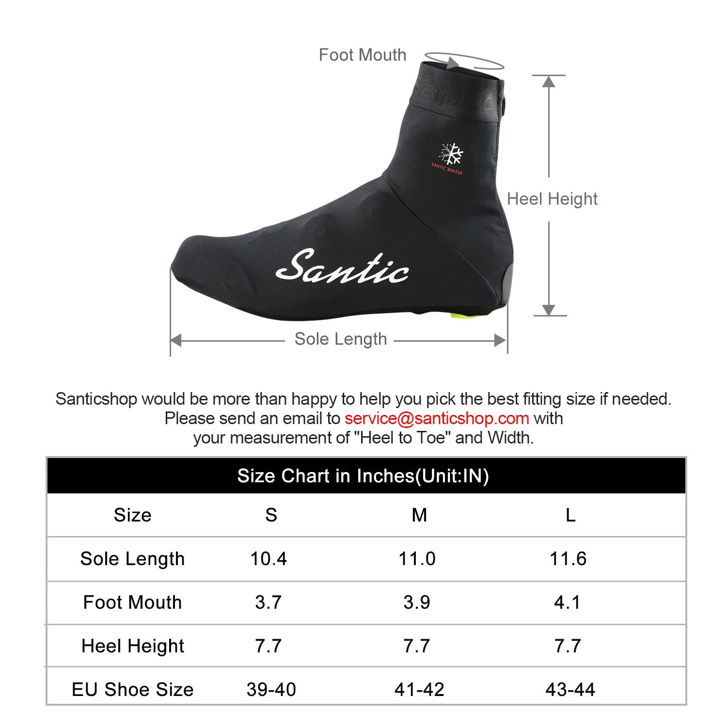 Santic Baltic Men Cycling Overshoes