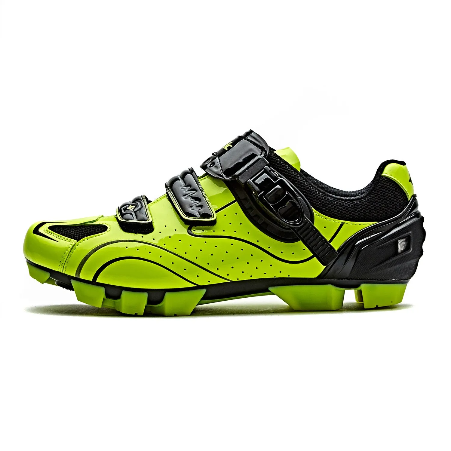 Santic Knight Ⅱ Lightgreen Black Men MTB Cycling Shoes