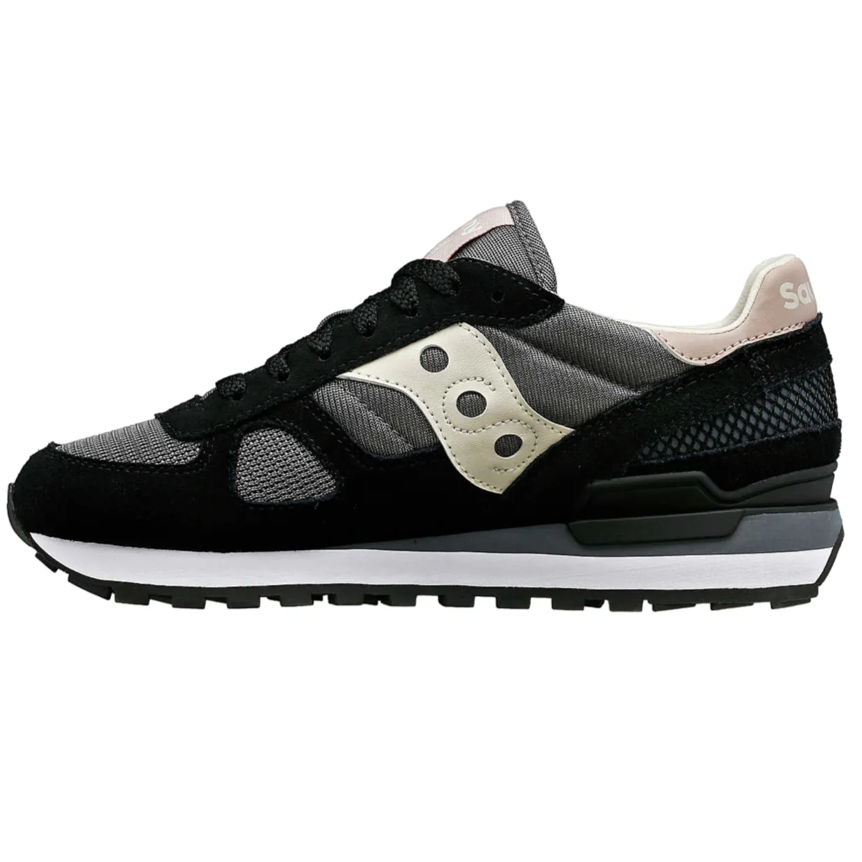 Saucony Originals scarpa sneakers da donna Shadow S1108-871 nero-grigio