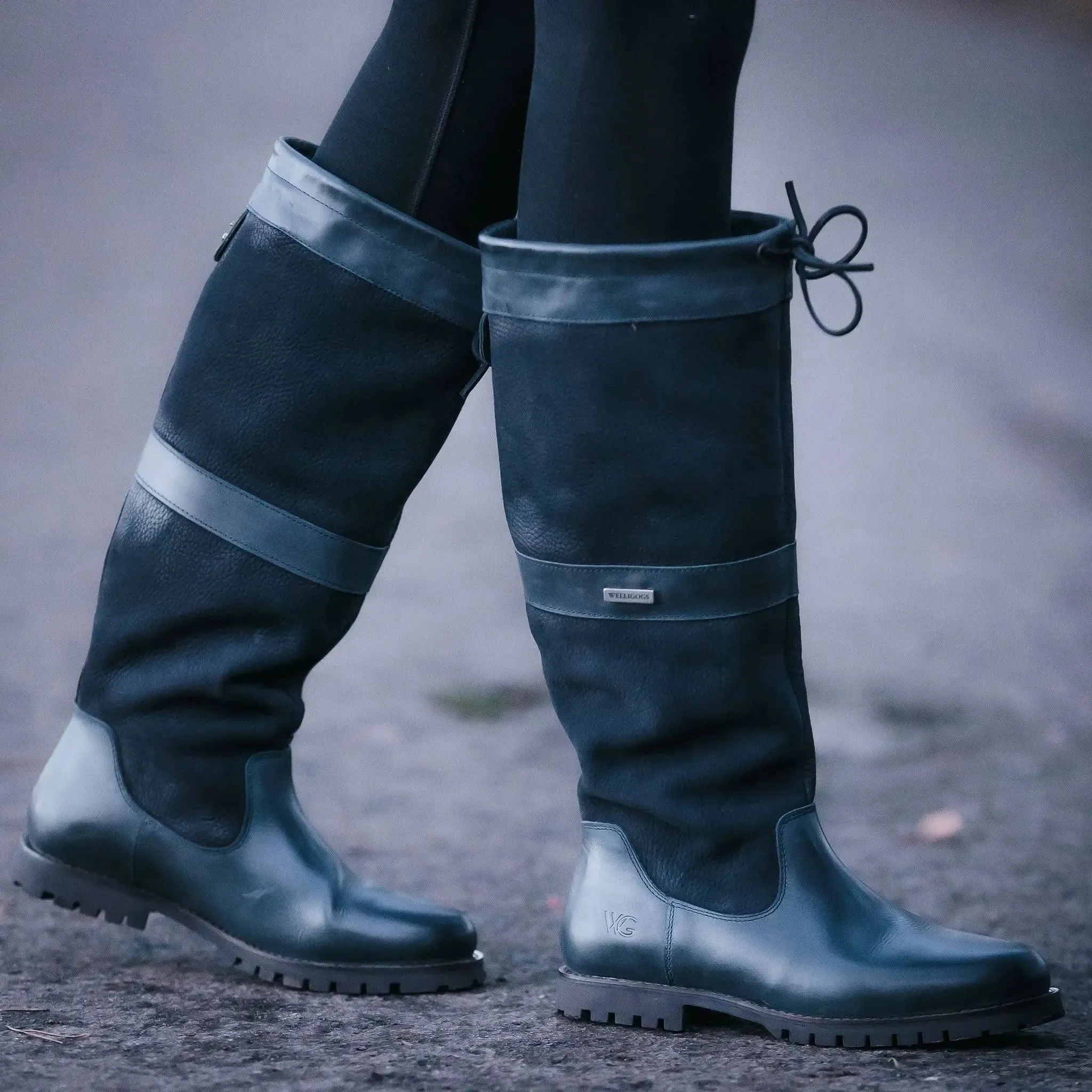 Sloane Navy Waterproof Boots