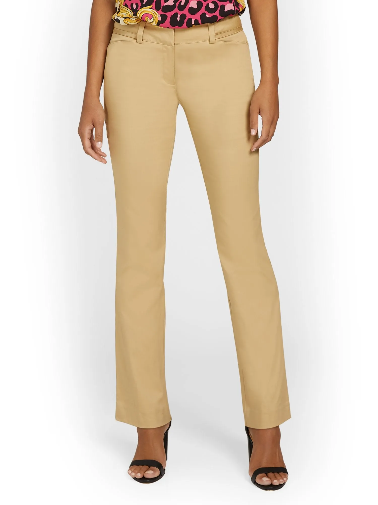 Tall Mid-Rise Straight-Leg Pant