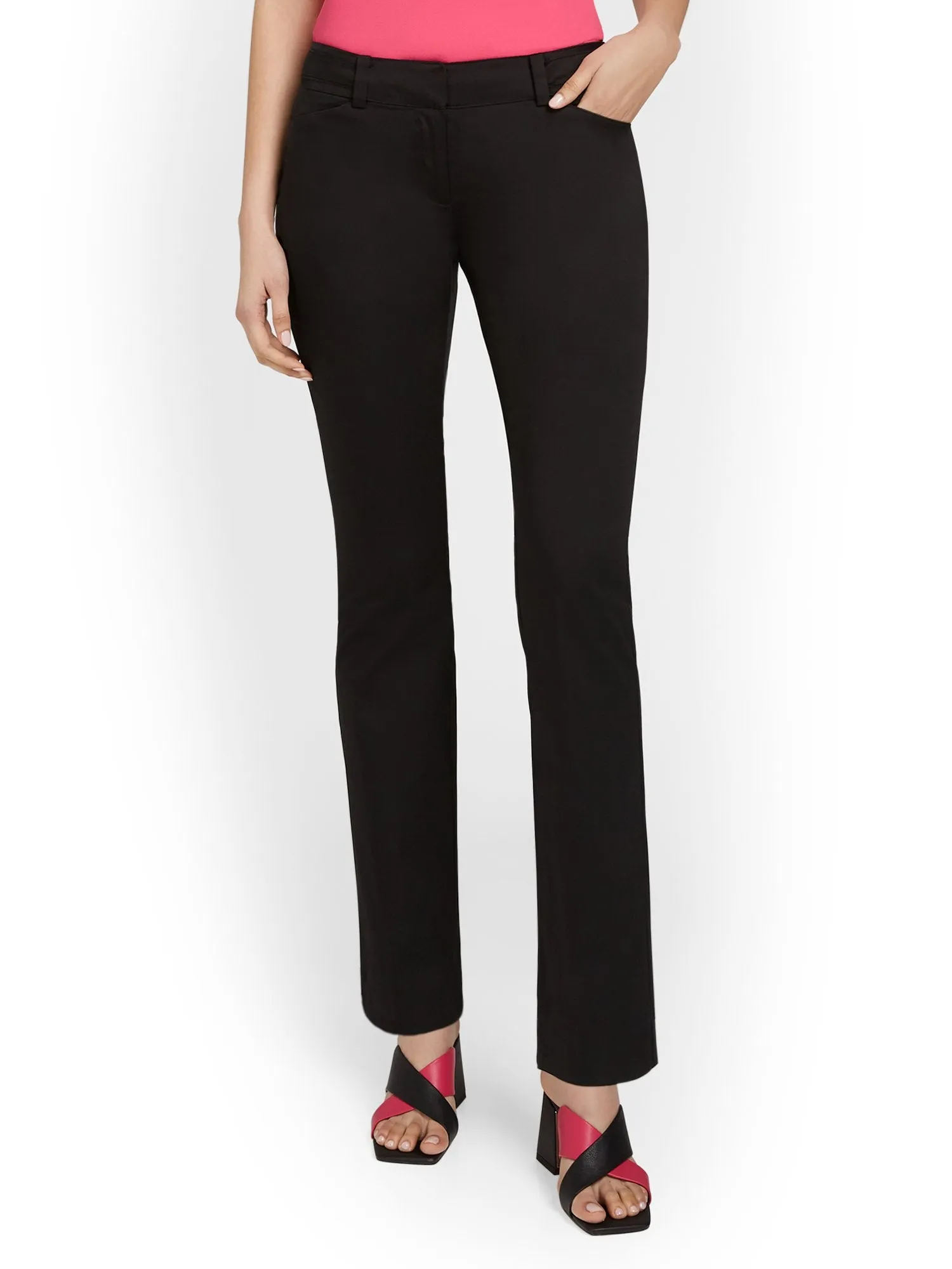 Tall Mid-Rise Straight-Leg Pant