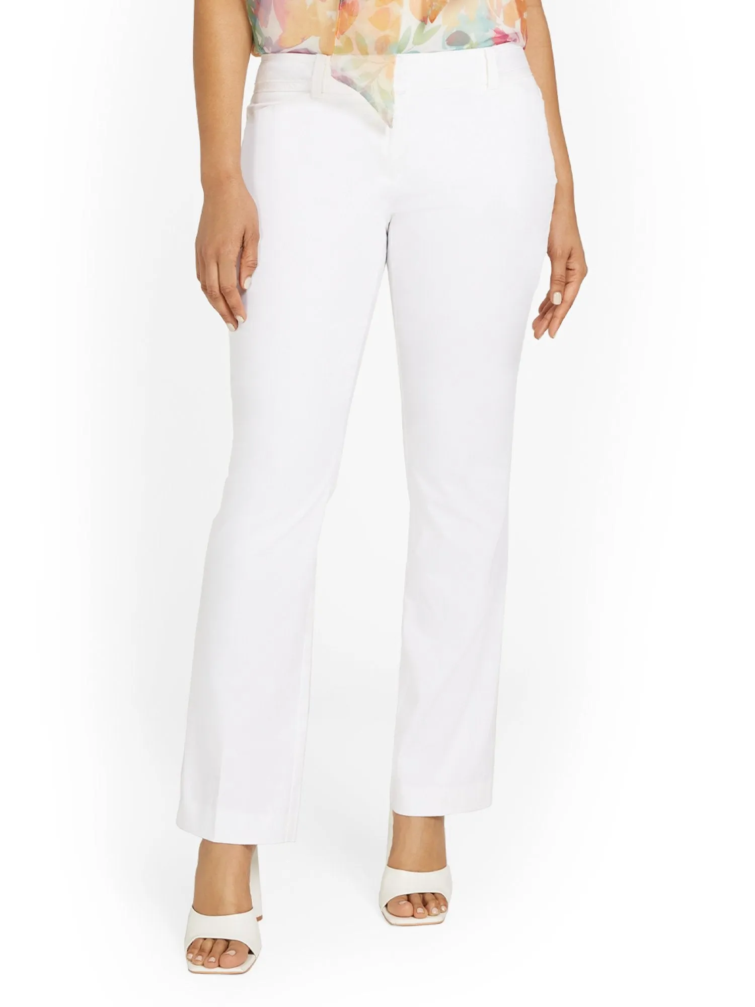 Tall Mid-Rise Straight-Leg Pant