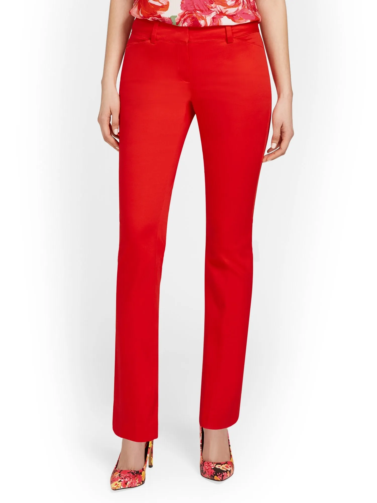 Tall Mid-Rise Straight-Leg Pant