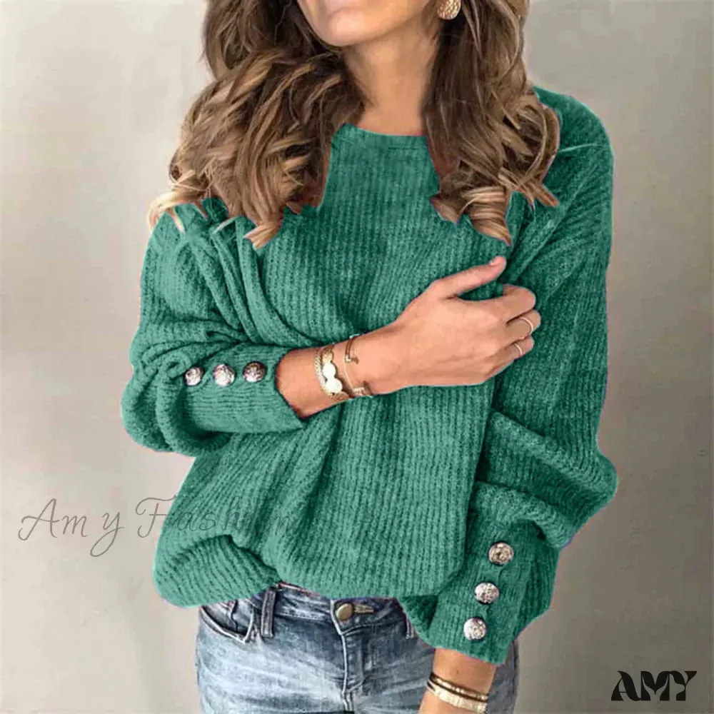 Turtleneck Fall Winter Warm Knitted Long Sleeve Plus Size Sweater