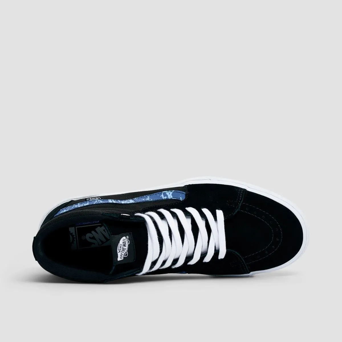 Vans BMX Sk8-Hi Shoes - Marble Black/White/Blue