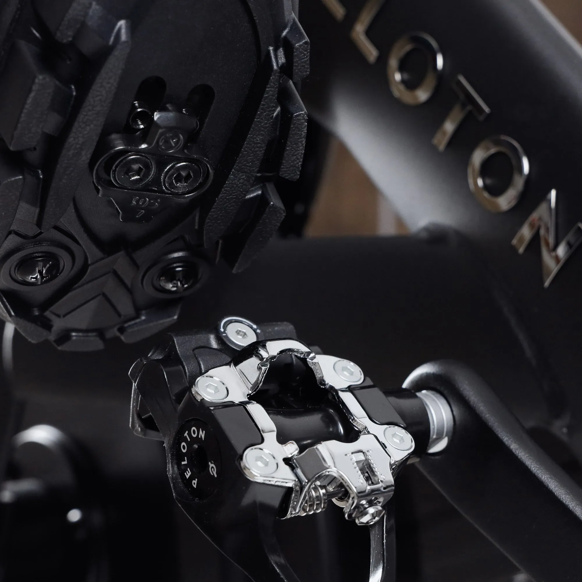 VENZO Convert Peloton Pedals to Dual Function - Compatible with Shimano SPD Adaptor Converter & Look Delta - Peloton Bike and Bike   Pedals Add On ONLY (Pedals Not Included)