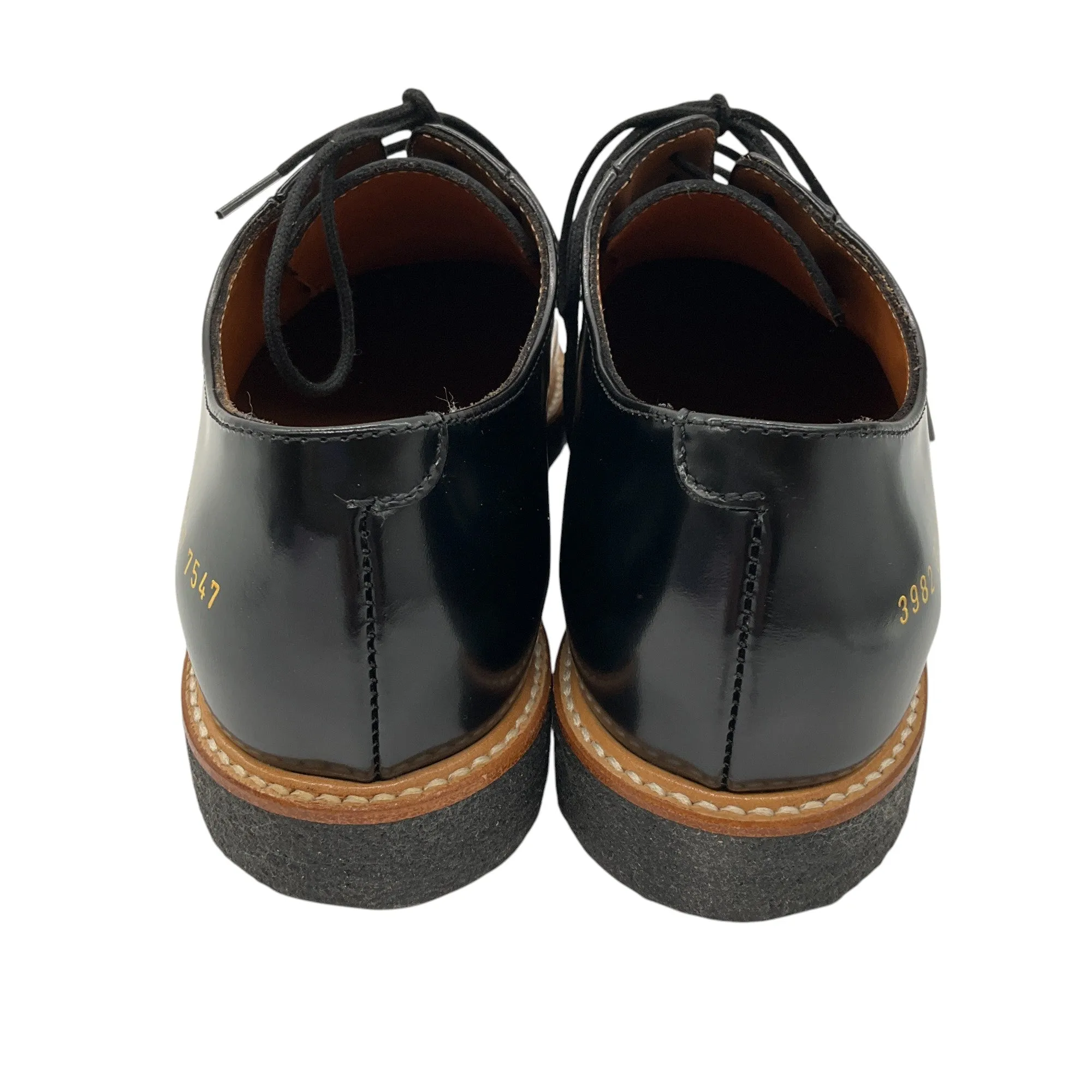 Woman by Common Projects Black Shine Derby Shoes