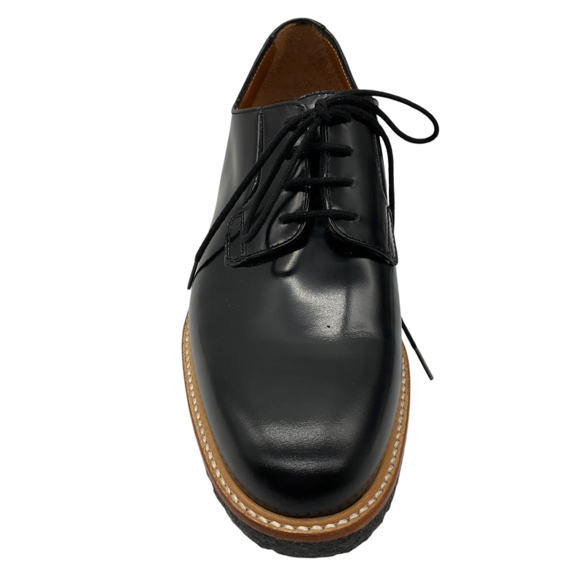 Woman by Common Projects Black Shine Derby Shoes