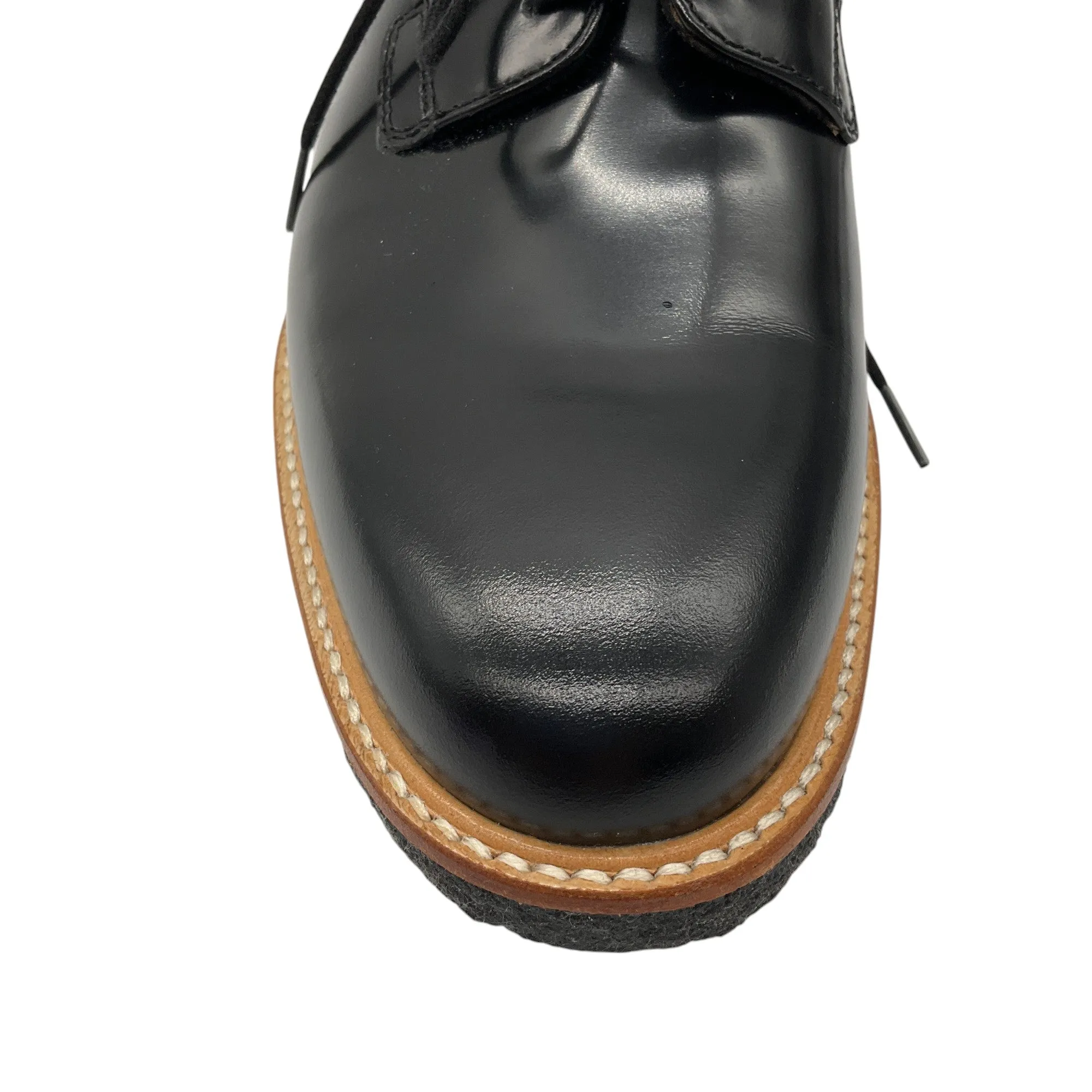 Woman by Common Projects Black Shine Derby Shoes