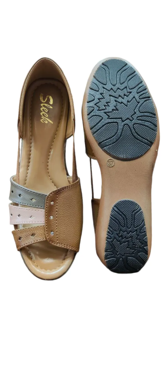 Women Sandal Tan OLA 152