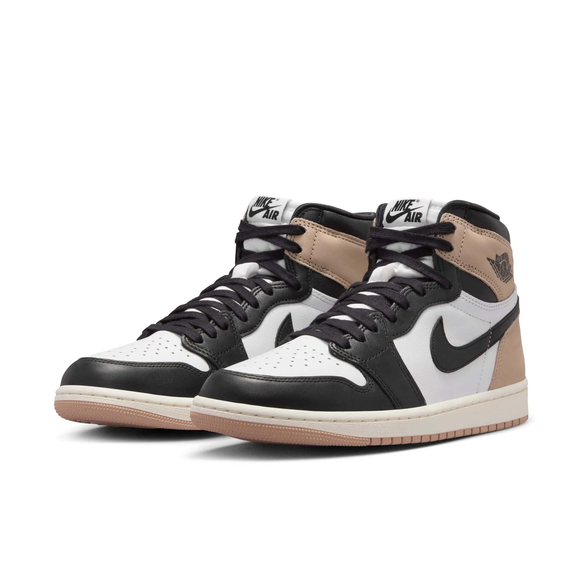 Women's Air Jordan 1 Retro High OG "Latte"-BLACK/LEGEND MD BROWN-WHITE-SAIL