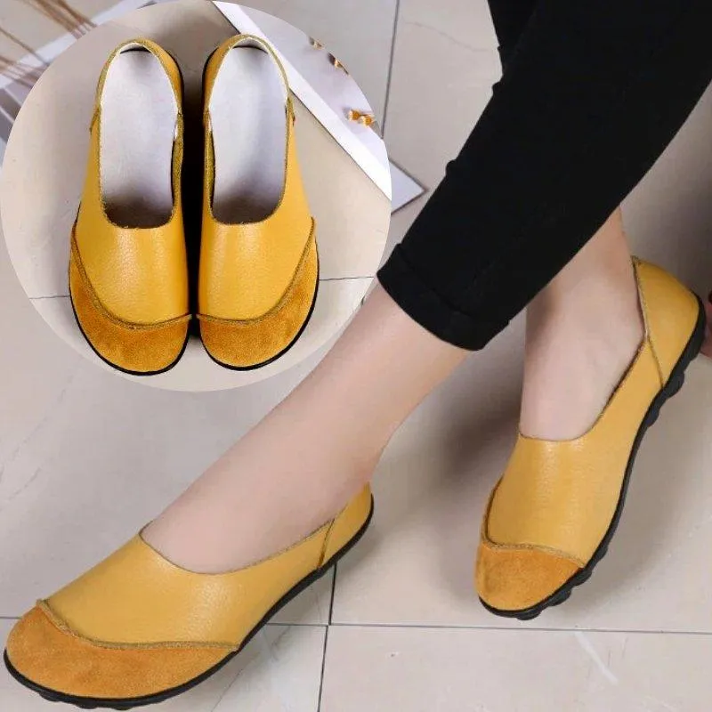 Women's Moccasins Soft Leather Flats for Bunions