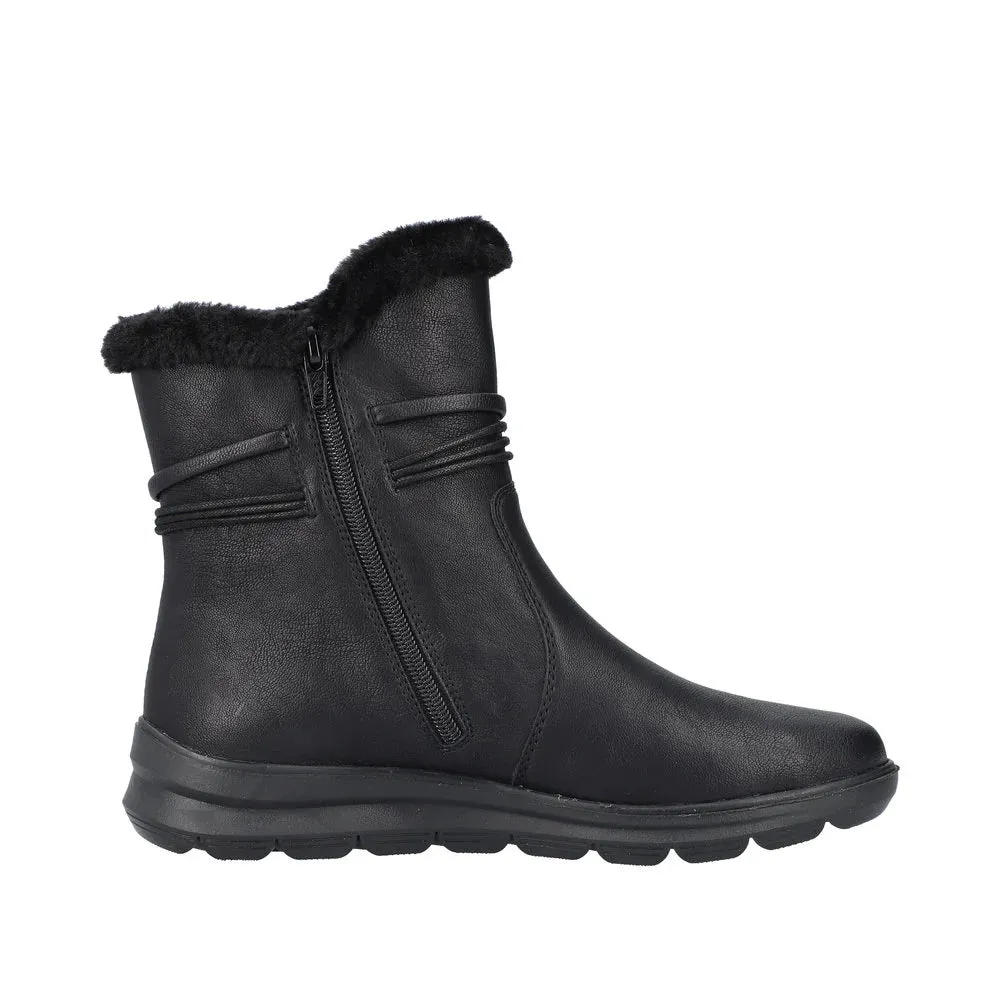 Z0070-00 Black Ankle Zip Lined RTex